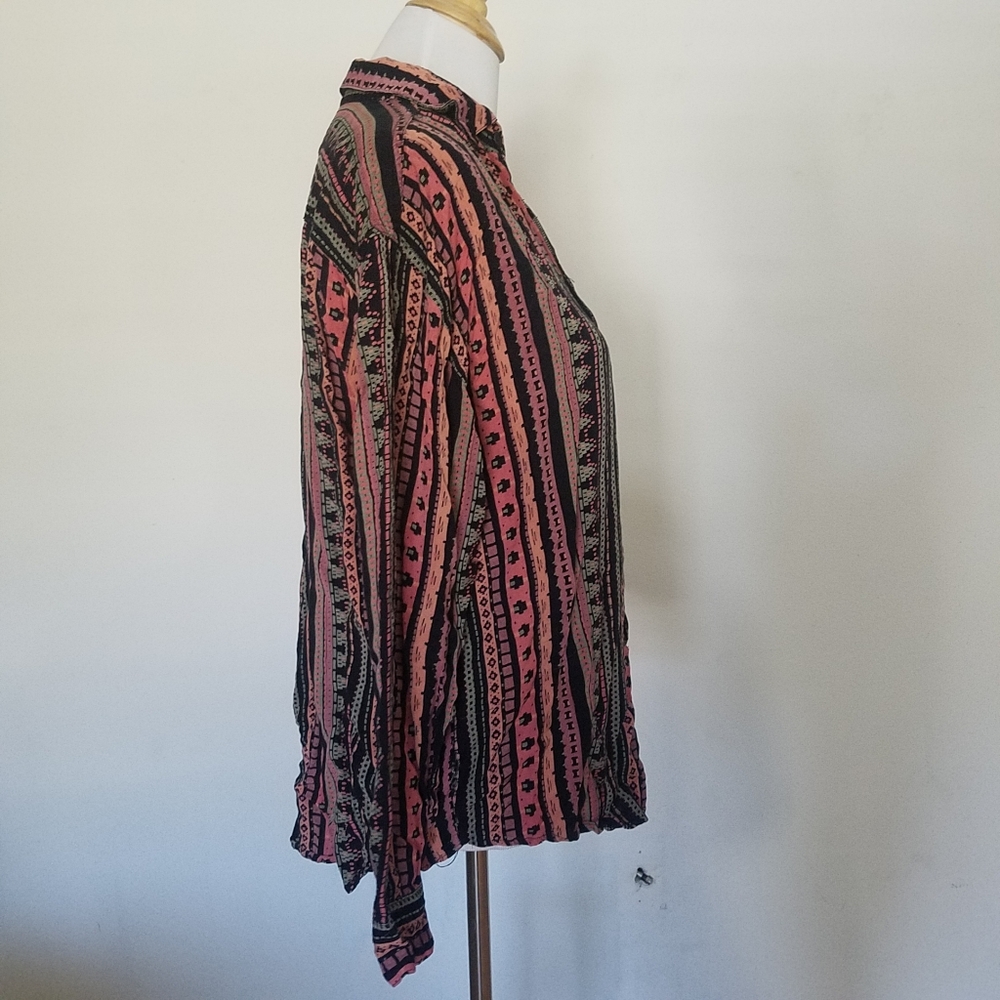 Vintage Goouch 80's long sleeve button up blouse - Picture 3 of 5